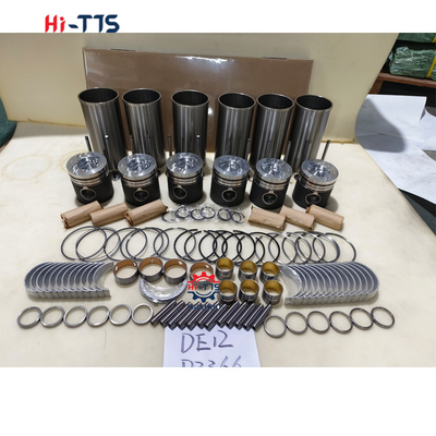 DE12 Graafmachine Onderdeel Naam Cylinder Liner Kit Compleet met Liner Kolven Ring Valves Bushing Full Gasket Kit