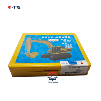 Graafmachine E Dedicated E320 E312 NBR90° O-Ring Kit 360pcs O-Ring Box