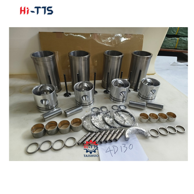 Reparatieonderdelen van trekkergraafmachines 4D130 Cylinder Liner kit 6114-31-2111 zuiger 6114-30-2303 Ring