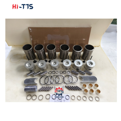 6D14T Motorkit voor graafmachine E120 E140 E180 Liner, zuiger, ring, kleppen, bus, volledige pakket