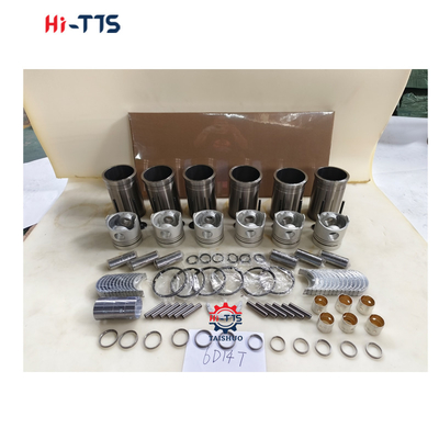 6D14T Motorkit voor graafmachine E120 E140 E180 Liner, zuiger, ring, kleppen, bus, volledige pakket