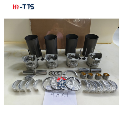 4HK1 Motor Kit Voor EX200-3 EX210-3 EX240-3 Graafmachine Liner, zuiger, ring, kleppen, bus, volledige pakket