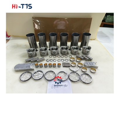 ZAX200 XG230 6BG1 Motor Repair Kits Cylinder Liner Kit Graafmachine Motoronderdelen