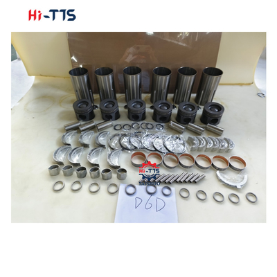 D6D Cylinder Liner kit 0450-1365 2046-0011 2089-0422 Engine Rebuild Kits voor Diesel motor onderdelen