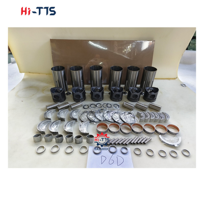 D6D Cylinder Liner kit 0450-1365 2046-0011 2089-0422 Engine Rebuild Kits voor Diesel motor onderdelen