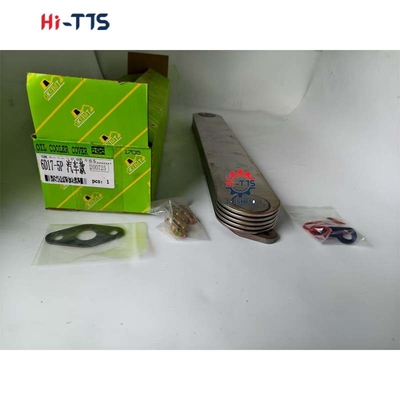5P 6D17 Aluminium legering Truck Oil Cooler Core