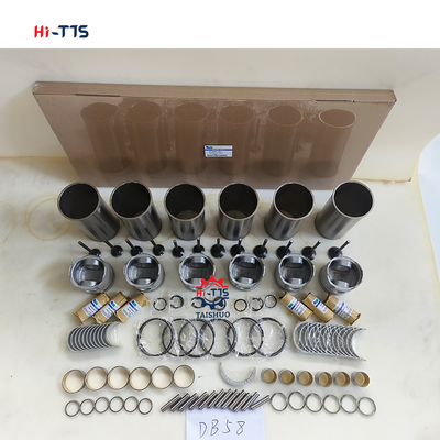 Graafmachine DH220-7 Motor DB58 Overhaul Kit Liner Kit zuiger 6 cil 65.02501-0416