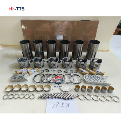 Graafmachine DH220-7 Motor DB58 Overhaul Kit Liner Kit zuiger 6 cil 65.02501-0416