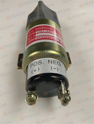 Goede prijs. De Klep van de het Eindesolenoïde van de graafwerktuigdieselmotor, Afgesloten de Solenoïdeklep 1751-2467UIB1S5A van 24V Diesel online