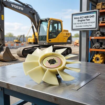 EC140B D4D Motorkoelventilator VOE14514216 VOE14514245 Voor Graafmachine Vervangingsonderdelen Fabriek Direct