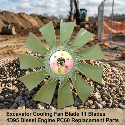 Graafmachine Koelventilatorblad 11 Blades Fit OE 600-625-7520 4D95 Dieselmotor PC60 Vervangende Onderdelen Op Voorraad