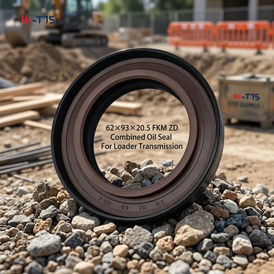 ZD62×93×20.5 FKM Dubbele Veer Rechthoekige Gecombineerde Skeleton Keerring Universele Vervangende Asafdichting Voor ZL28 ZL30 928 930 Minishovel